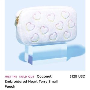 Stony Clover Lane - Embroidered Terry Pouch